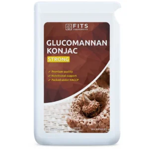 Toidulisand FITS Glükomannaan Konjak Strong (600mg, 90 kapslit)