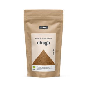 Toidulisand ICONFIT mahe musta pässiku ehk Chaga pulber (100g)