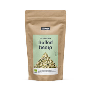 Toidulisand ICONFIT mahedad kooritud kanepiseemned (200g)