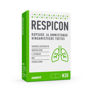 ICONFIT Respicon kopsude ja ummistunud hingamisteede toetus (30 kapslit)