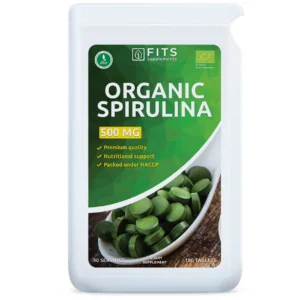 Toidulisand FITS mahe Spirulina (500mg, 180 tabletti)