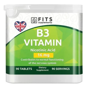 B3-Vitamiin niatsiin (16mg, 90 tabletti)