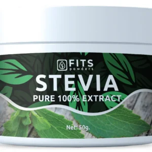 Toidulisand FITS Stevia 100% puhas ekstrakti pulber (50g)
