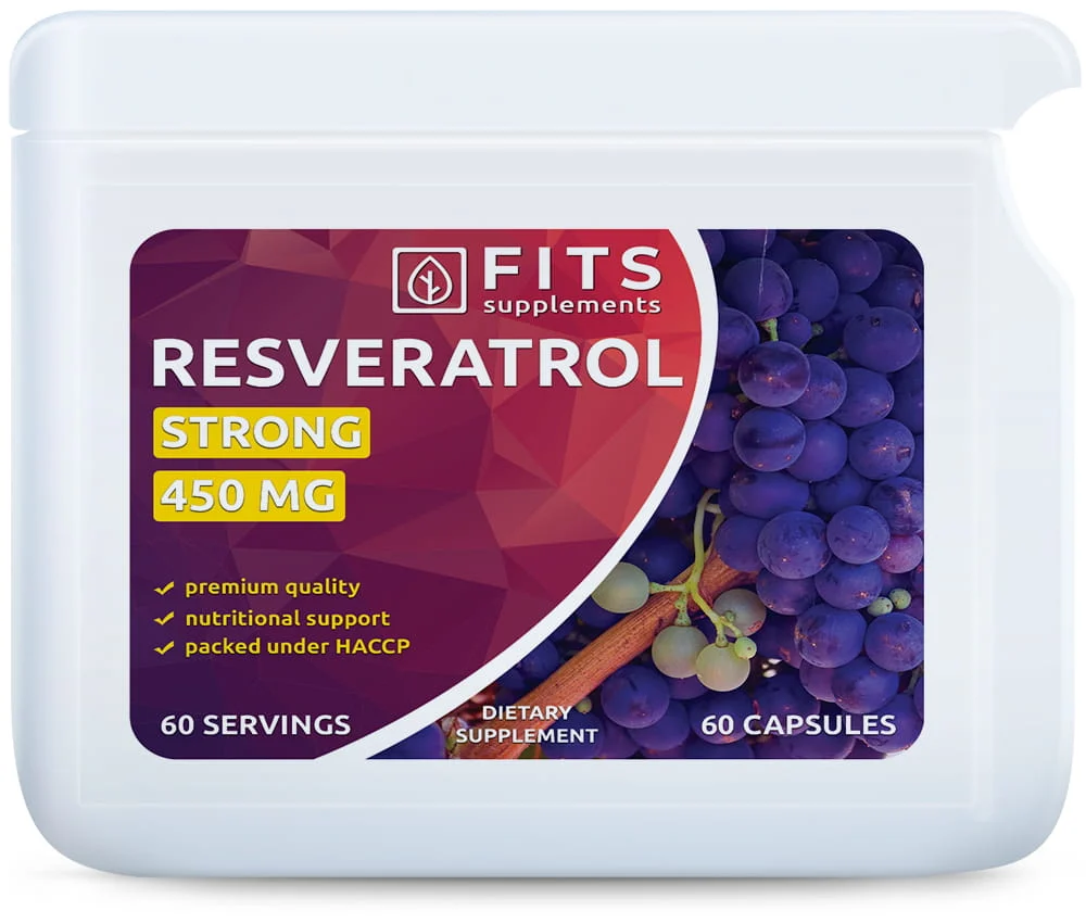 Resveratrool (450mg, 60 kapslit)